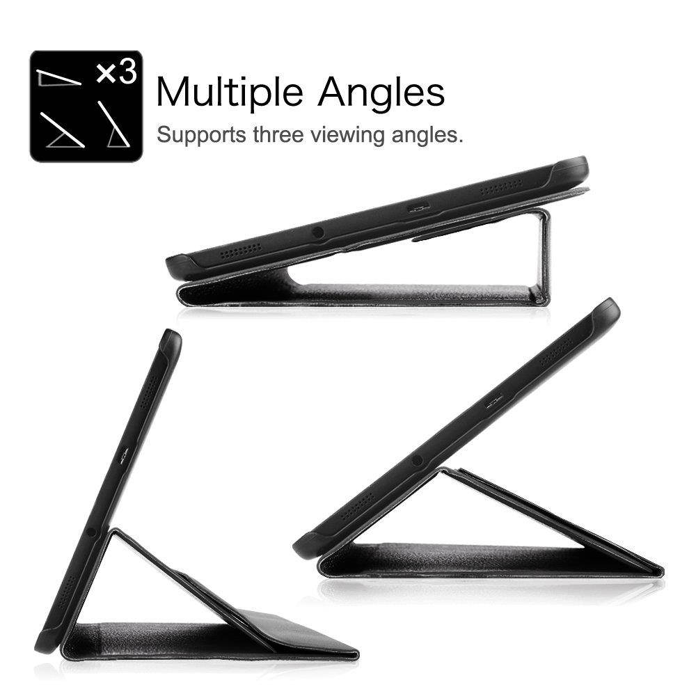 Fintie Case for Samsung Galaxy Tab S2 8.0 - Slim Light Weight Stand Supports 3 Viewing Angles with Auto Sleep/Wake Feature for Tab S2 8.0 Inch Tablet, Black