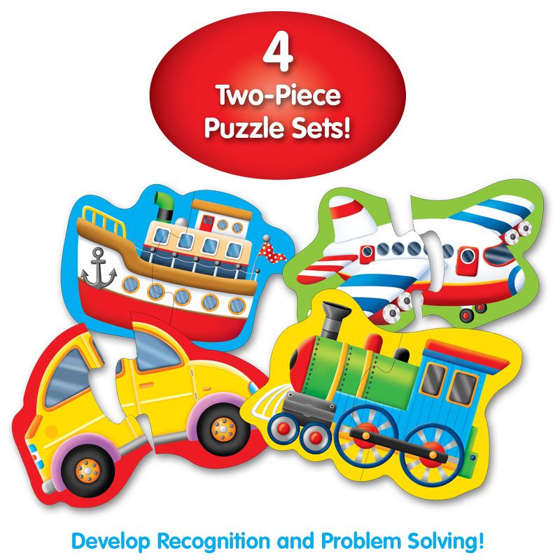 The Learning Journey My First Shaped Puzzle Things That Go 4 two piece puzzles