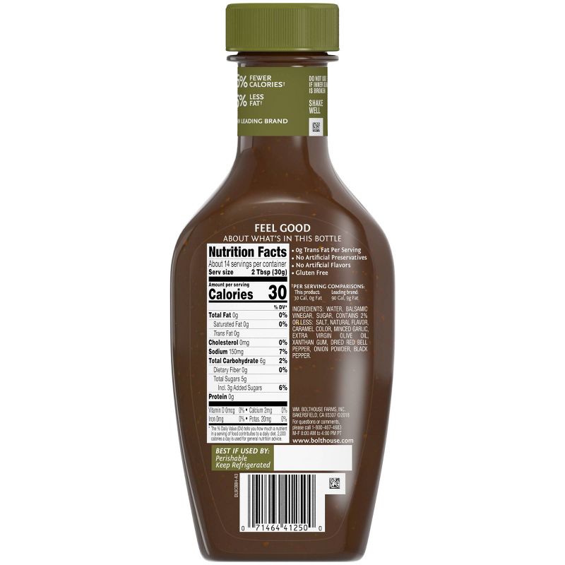 Bolthouse Farms Classic Balsamic Extra Virgin Olive Oil Vinaigrette - 14 fl oz