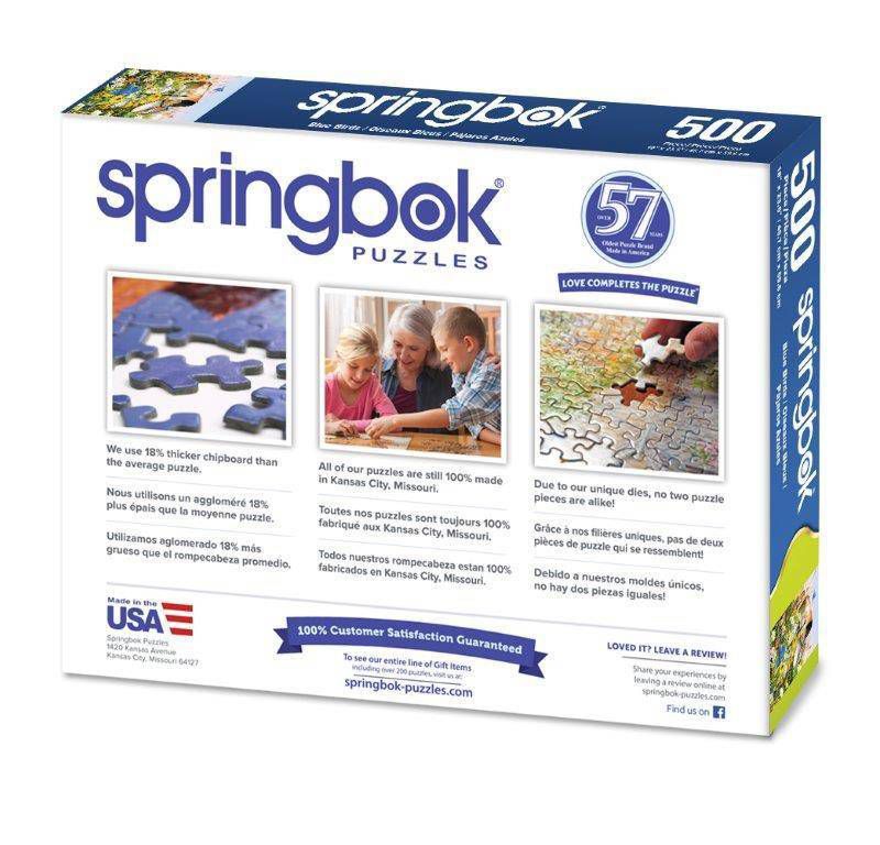 Sprinkbok Blue Birds Jigsaw Puzzle - 500pc