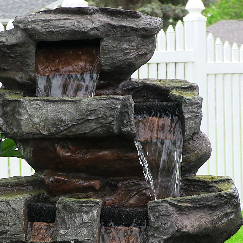 Ceramic Cascading Vines Garden Fountain - Acorn Hollow