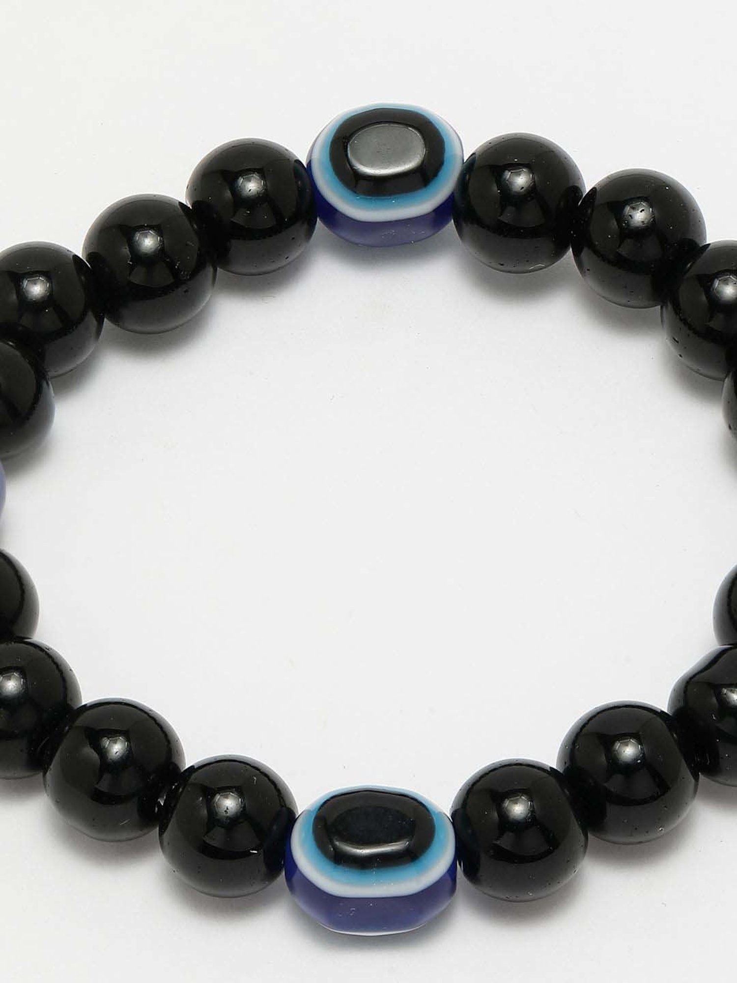 NVR Evil Eye Beaded Adjustable Bracelet for Unisex