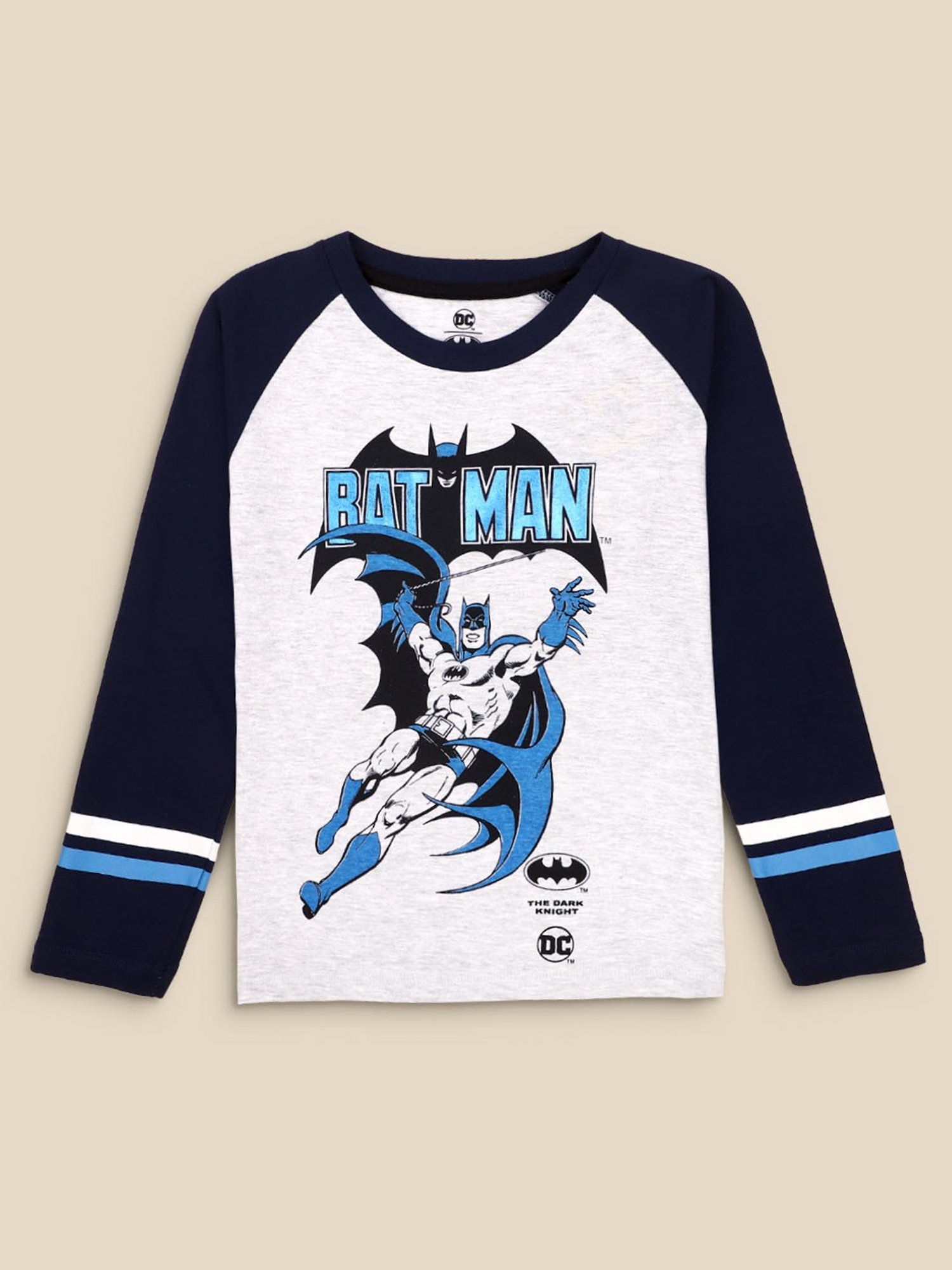 Kidsville Grey Printed Full Sleeves T-Shirt