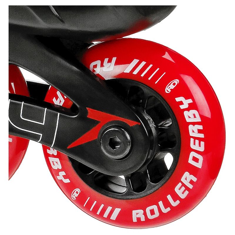 Roller Derby Kids' Stinger 5.2 Adjustable Inline Skates - Black/Red S (12-2)