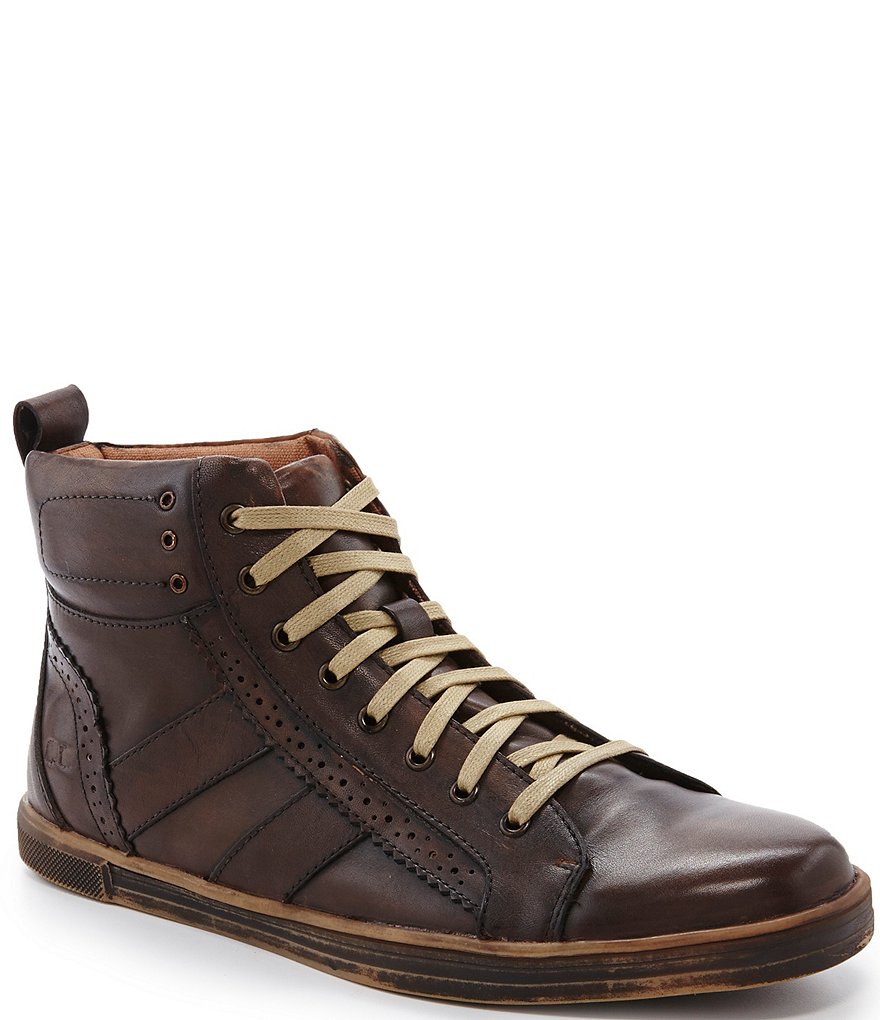 Bed Stu Men's Brentwood Vintage Perforated High-Top Sneakers