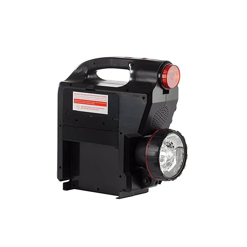 PowerTank 17 Telescope Battery Large Capacity 12V Power Supply for Computerized Telescopes 17amp Hour AMFM Radio Siren RedWhite Flashlight Car Battery Terminals USB Ports