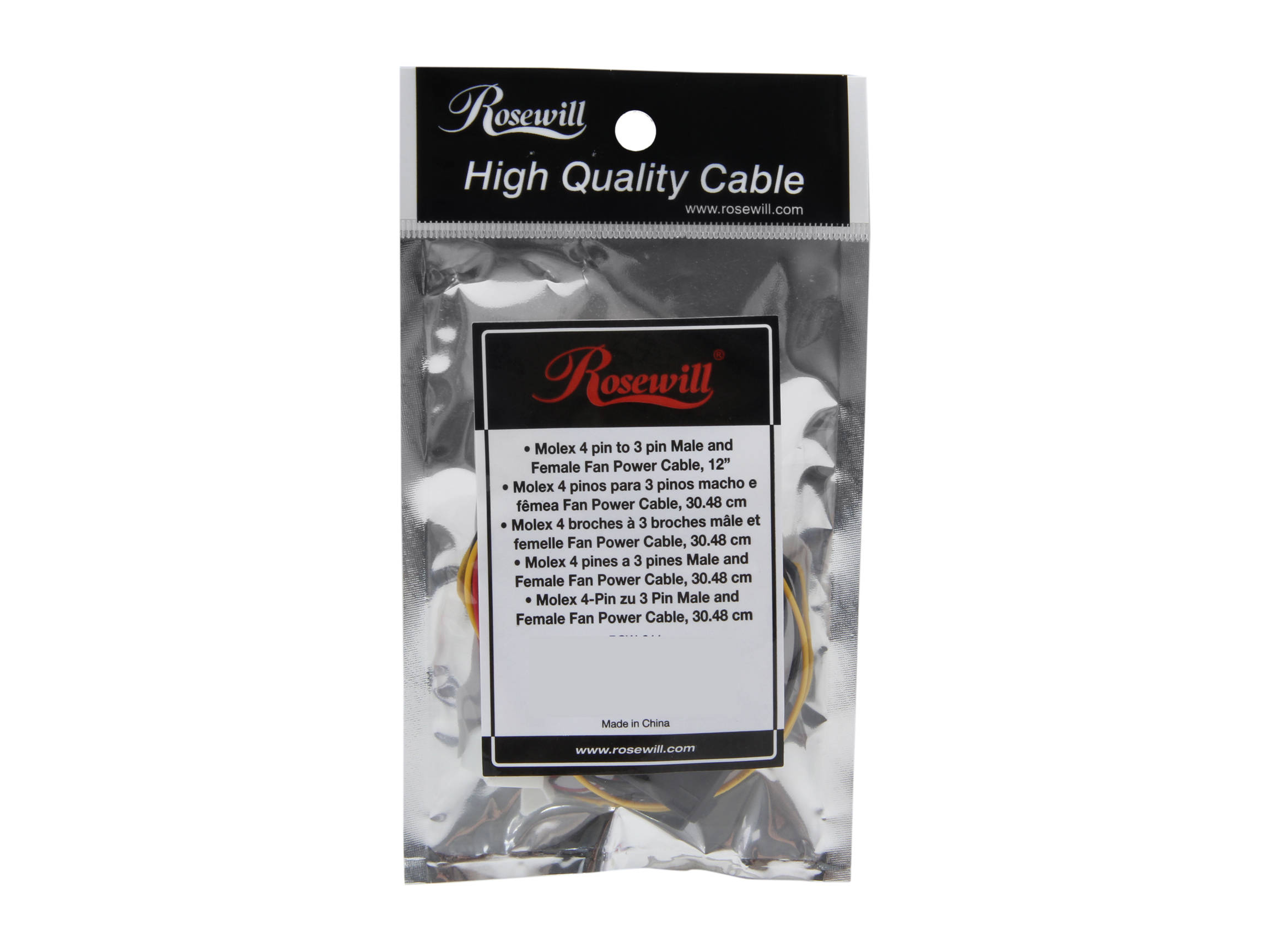Rosewill RCW-311 1 ft. Fan Power Splitter Cable