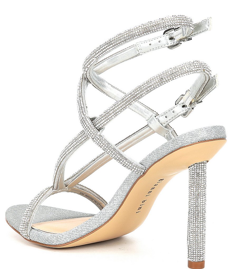 Gianni Bini Juniaa Suede Rhinestone Detail Strappy Dress Sandals