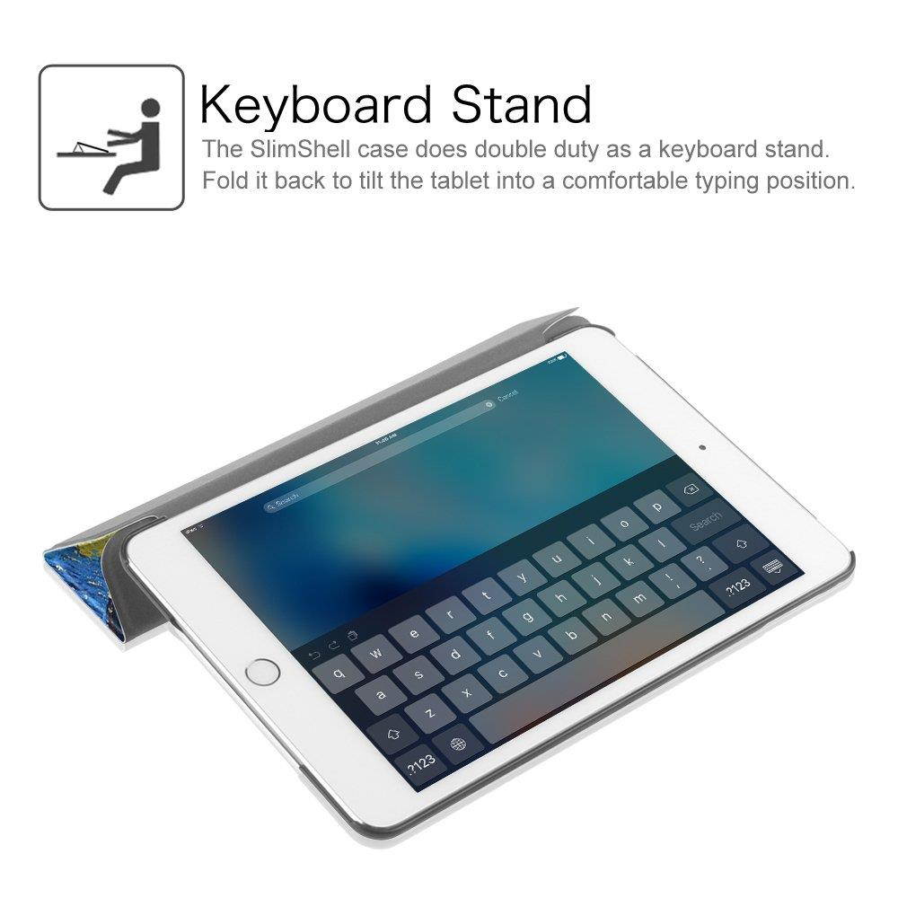 Fintie iPad mini 4 Case - Slimshell Lightweight Smart Stand Protective Cover with Auto Sleep/Wake Feature for Apple iPad mini 4 (2015 Release), Starry Night
