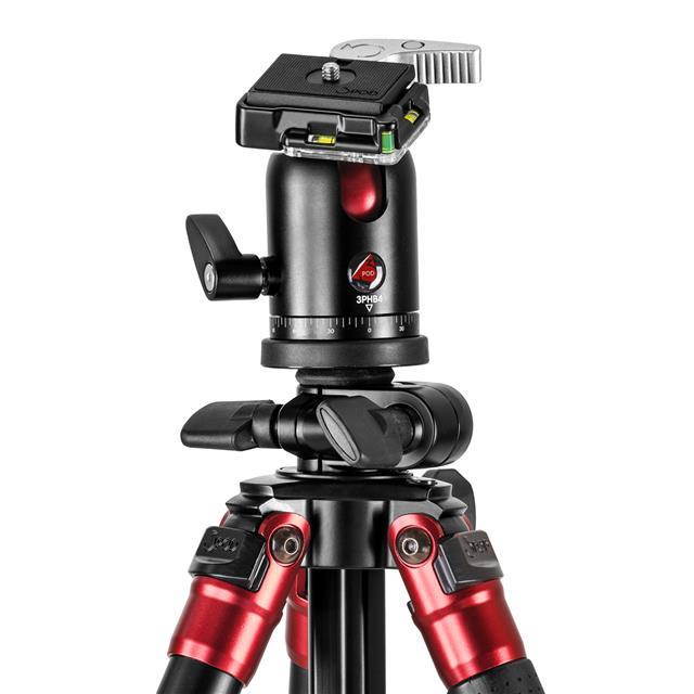 3Pod B4 B Series Single Lever Travel Ball Head (Load Capacity 17.6 lb) #3P-H-B4