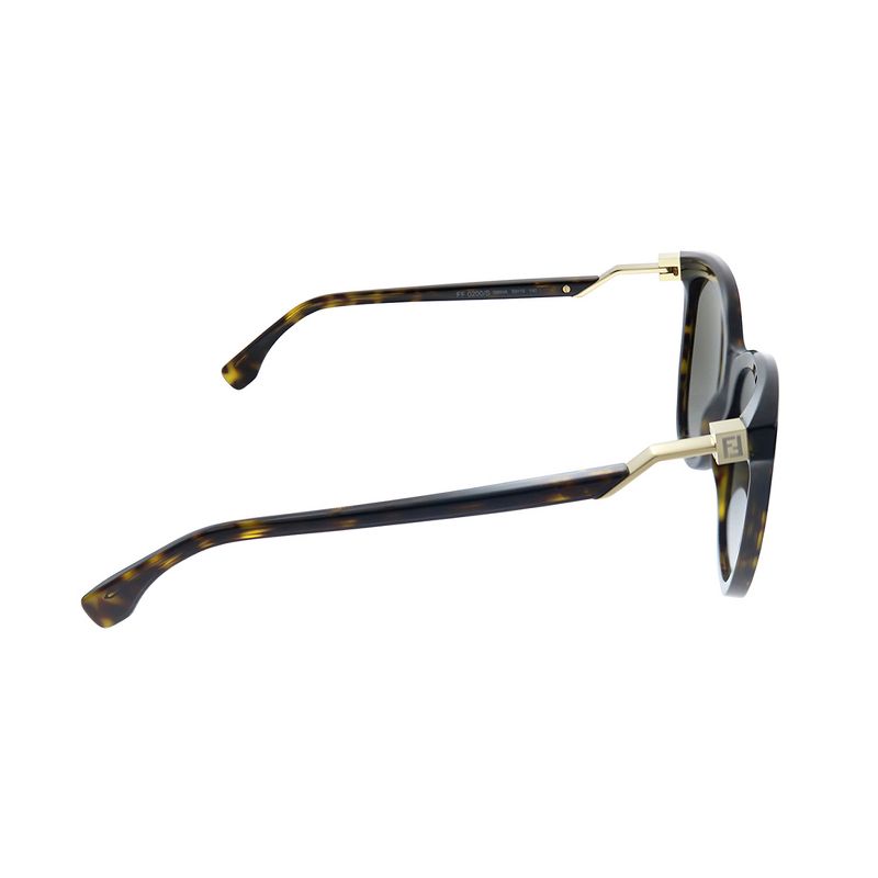 Fendi FF 0200 086 HA Womens Cat-Eye Sunglasses Havana 55mm