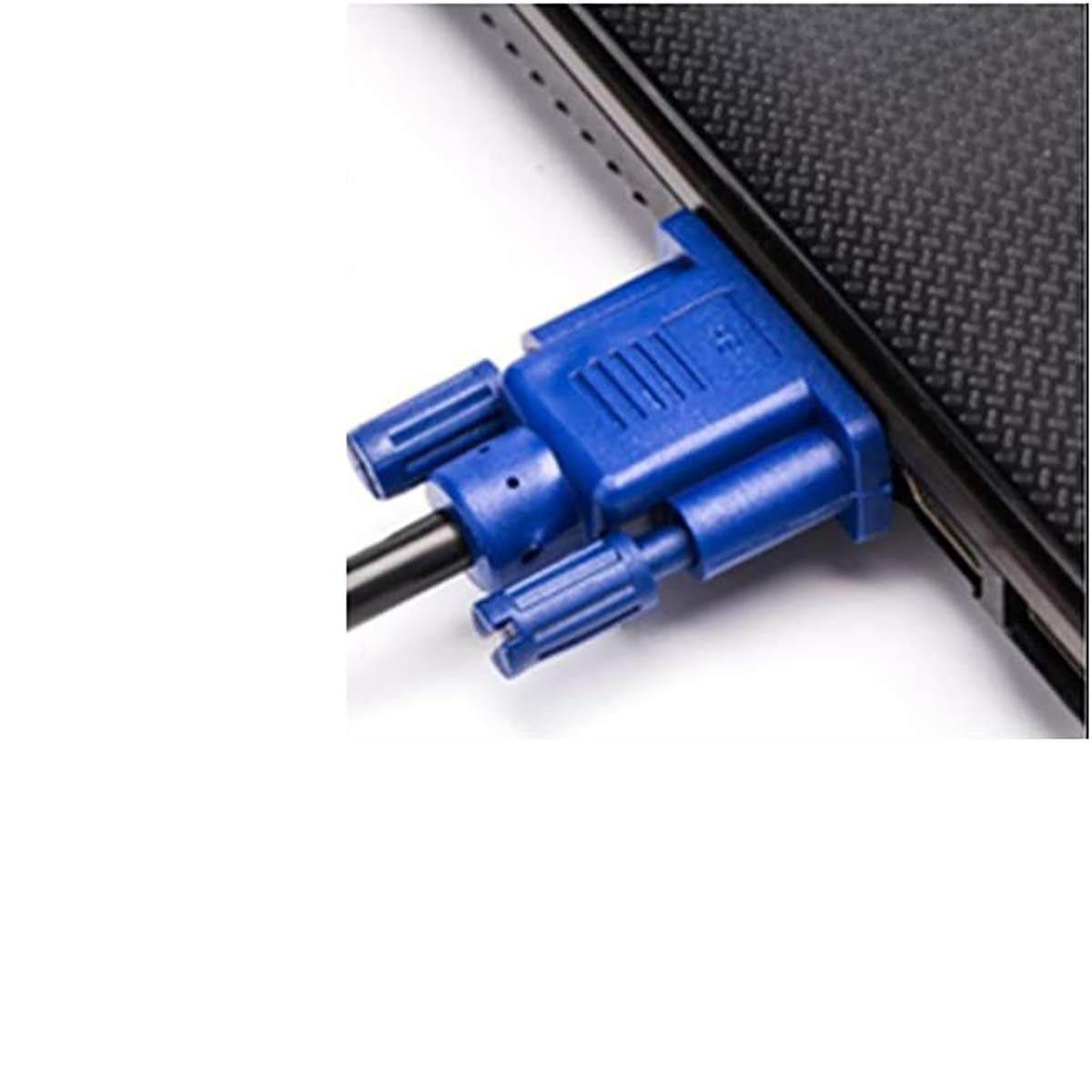 DaFuRui 3Pack 10Ft HD15 Male to Male VGA Video Cable for TV Computer Monitor with Blue Connector