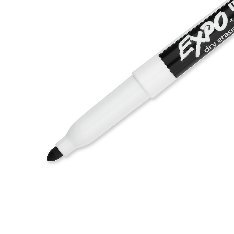 Expo Fine Tip Dry Erase Markers Low Odor 4ct Black Ink