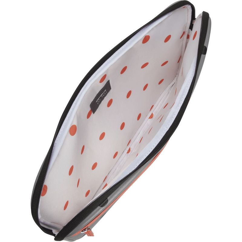 Targus Art TSS999GL Carrying Case (Sleeve) for 14" Notebook - Gray, Salmon