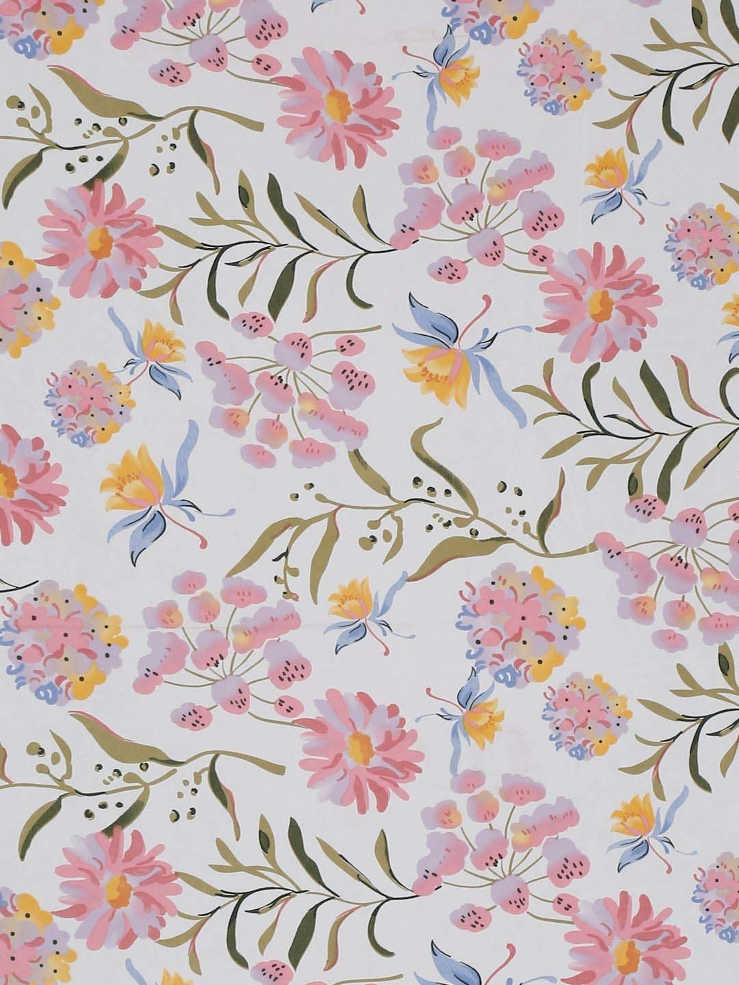 HOSTA HOMES White & Pink Cotton 280 TC Single Bedsheet with 1 Pillow cover