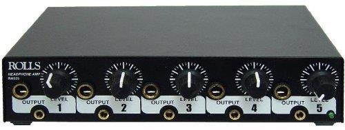 Rolls RA53B 5-Channel Headphone Amplifier,1/2U Rack