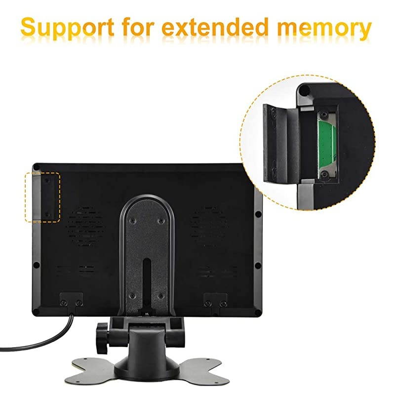 Backup Camera System Rearview Mirror with DVR Function 1080P HD 7 Inch Monitor Waterproof Night Vision Rear Veiw Camera for Truck Trailer Heavy Box RV Camper Bus 12V36V