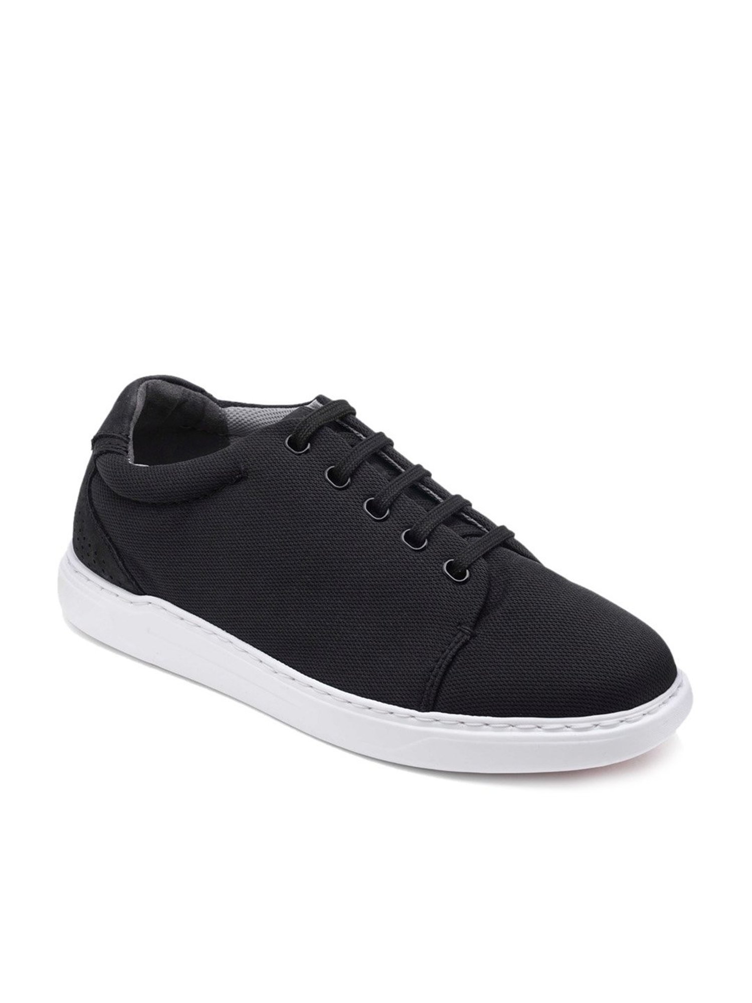 Ruosh Men's Black Casual Sneakers
