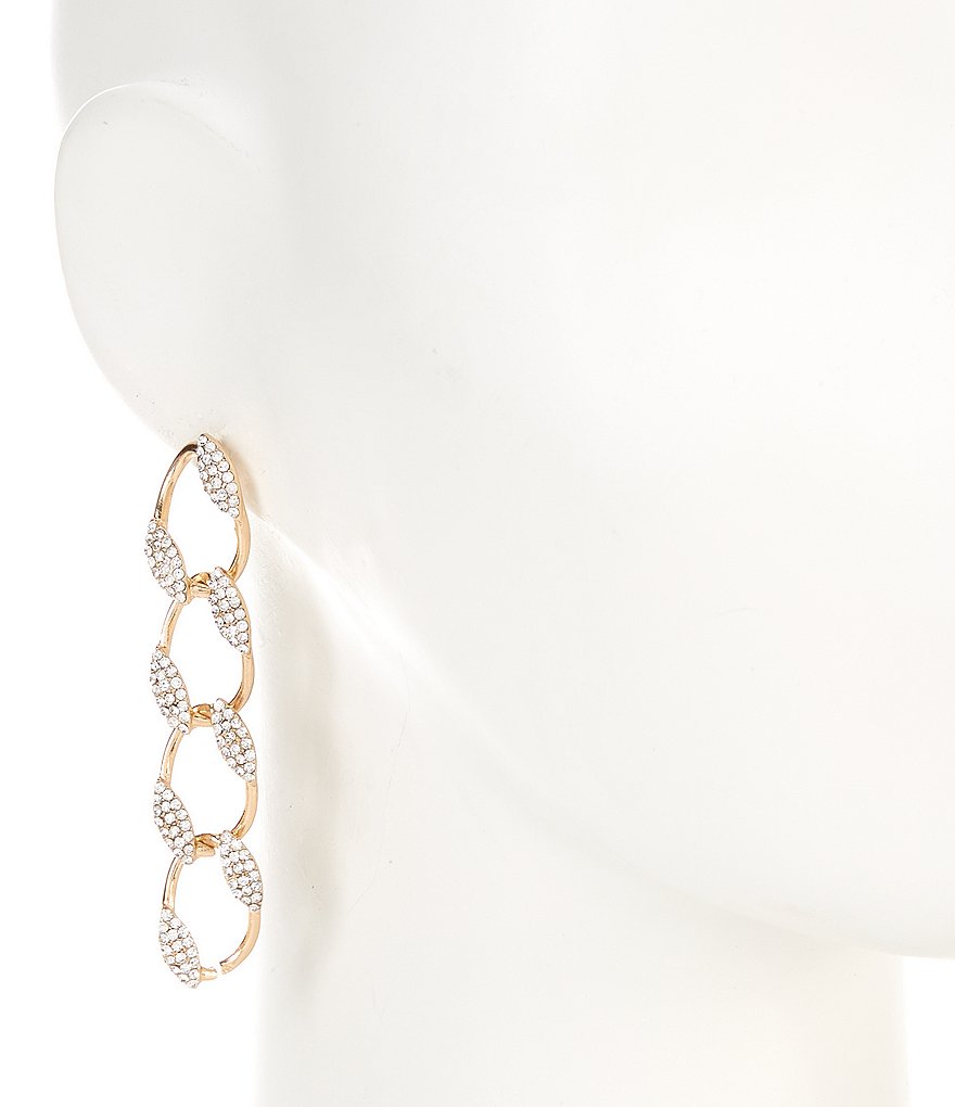 Natasha Accessories Link Drop Earrings