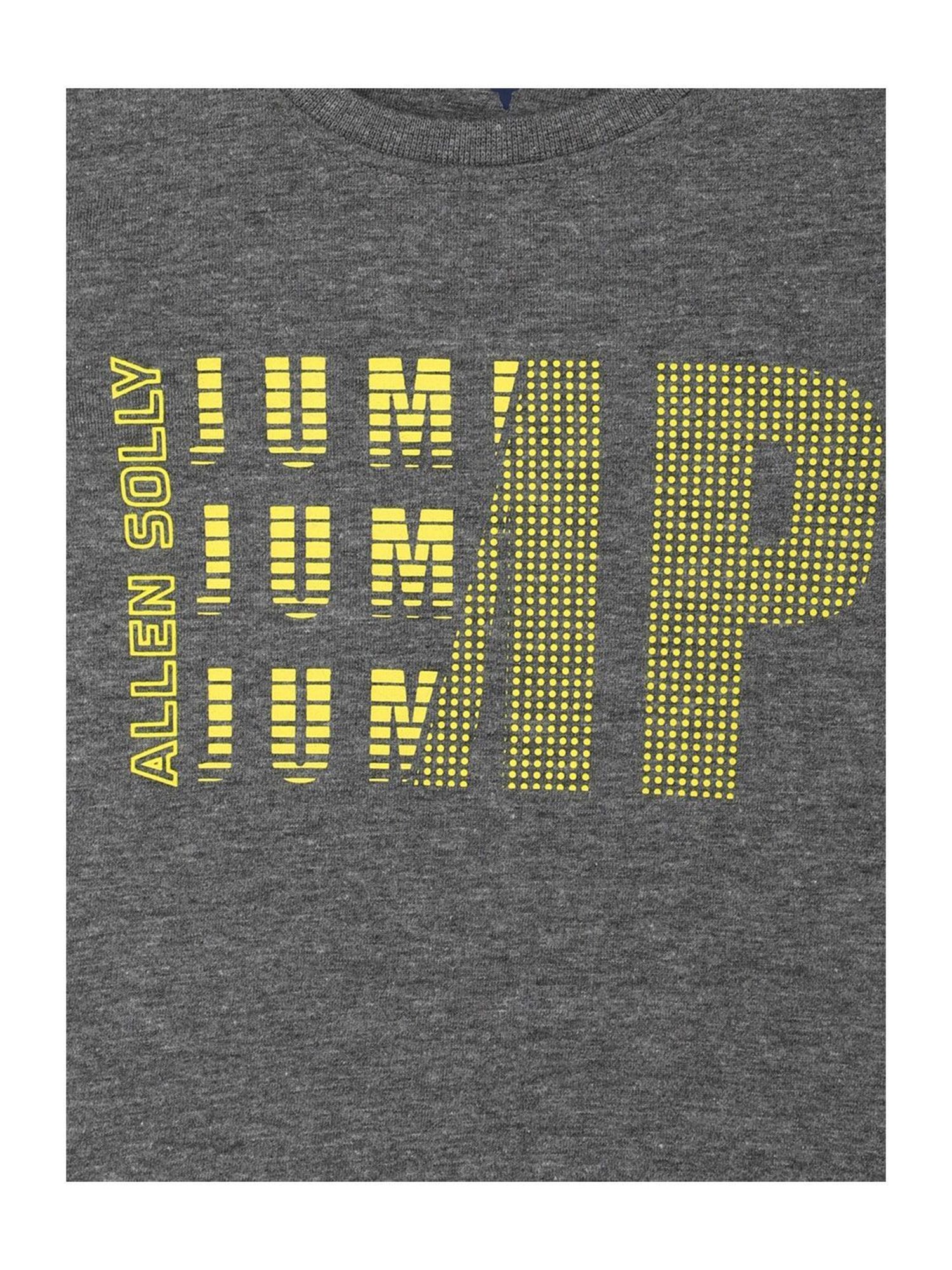 Allen Solly Junior Grey Graphic Print T-Shirt