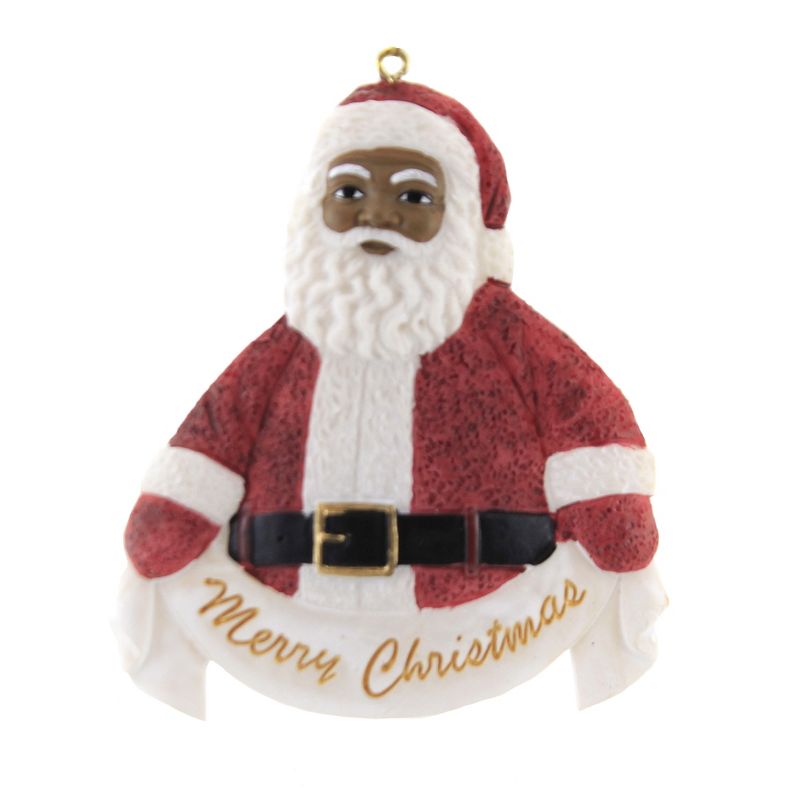 Holiday Ornament 3.25" Santa Claus Christmas Chimney List Tree  -  Ornament Sets