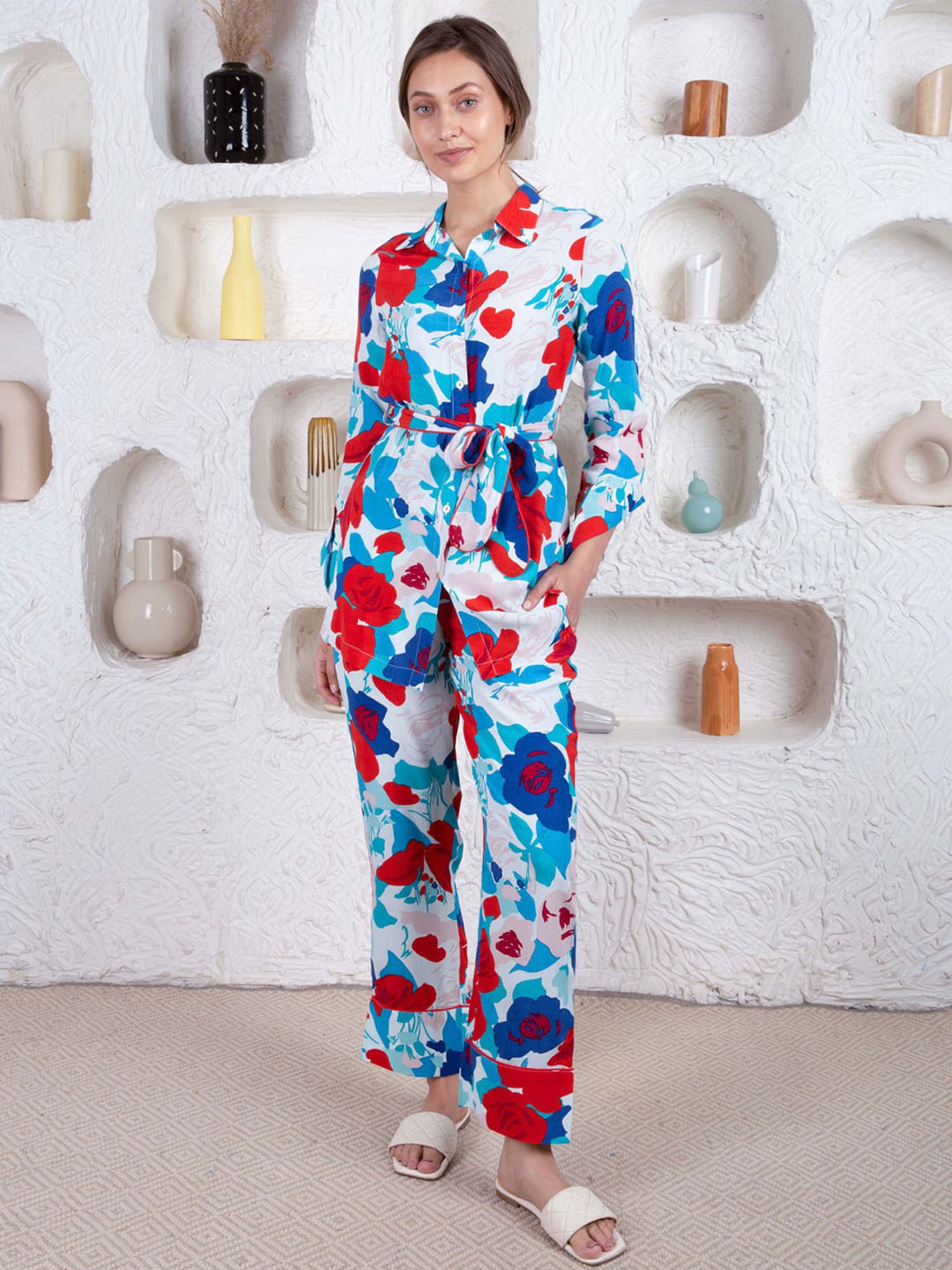 Dusk Attire Multicolor Meraki Co-ord Set