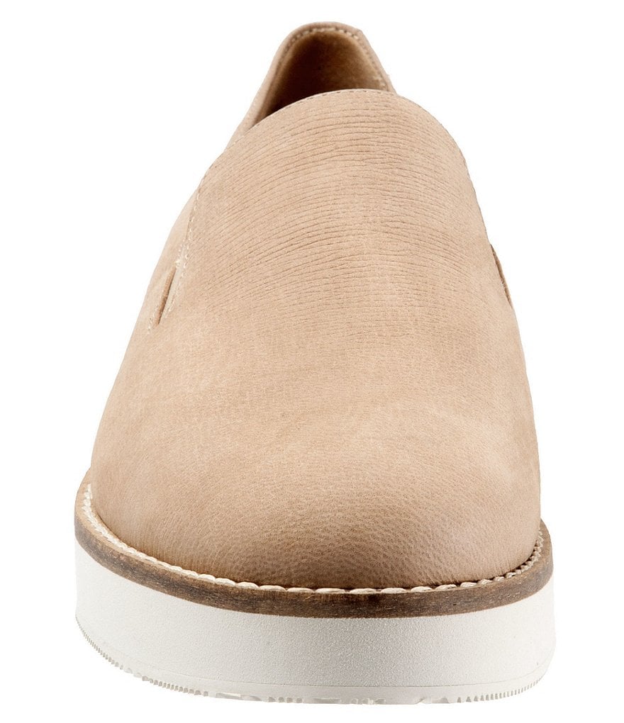 SoftWalk Whistle Embossed Soft Leather Slip-On Sneakers