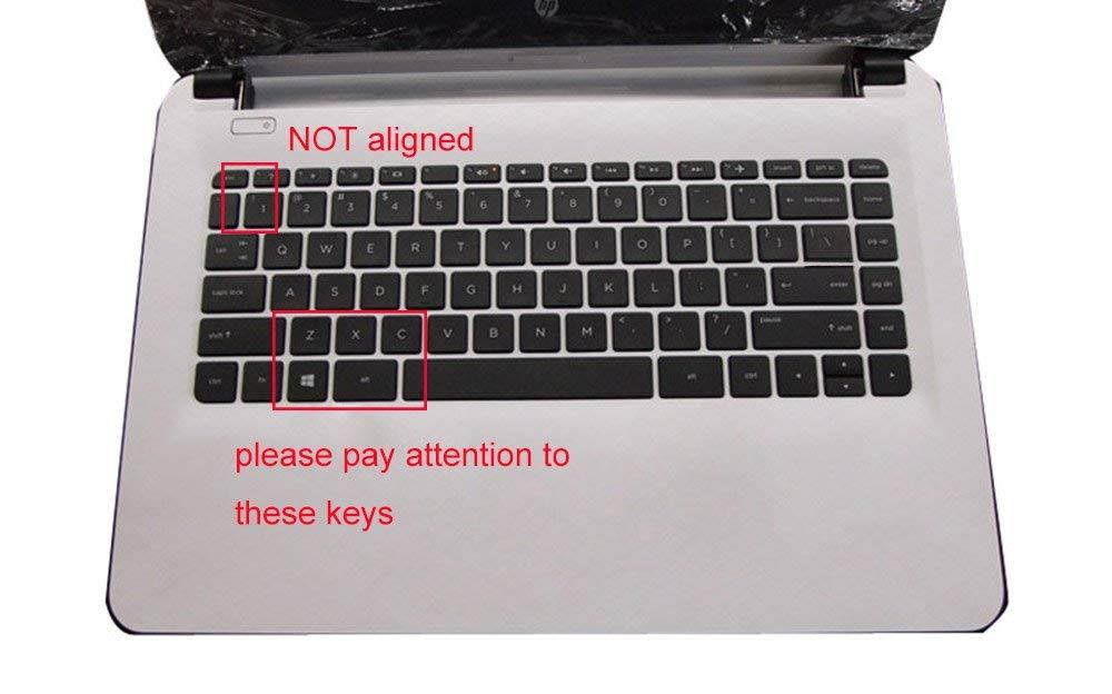 Keyboard Cover Skins for 14" HP Laptop Stream 14-ax010nr 14-ax020nr 14-ax020wm, HP ENVY 14-j000 14-j004, 14-ab010 14-ab166us 14-ac159nr 14-ad006 14-an010nr 14-an013nr 14-an080nr 14-al062nr (Turquoise)