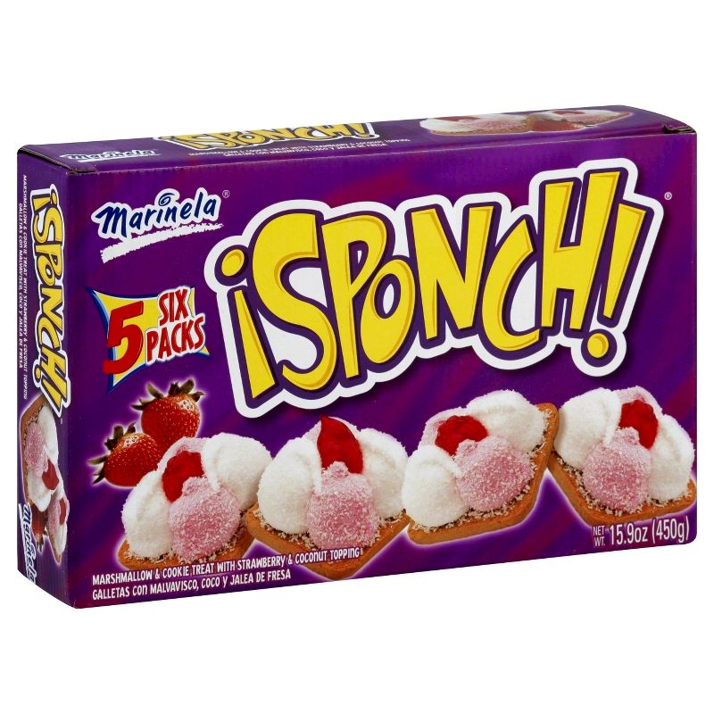 Marinela Sponch! Marshmallow Topped Cookies - 15.9oz