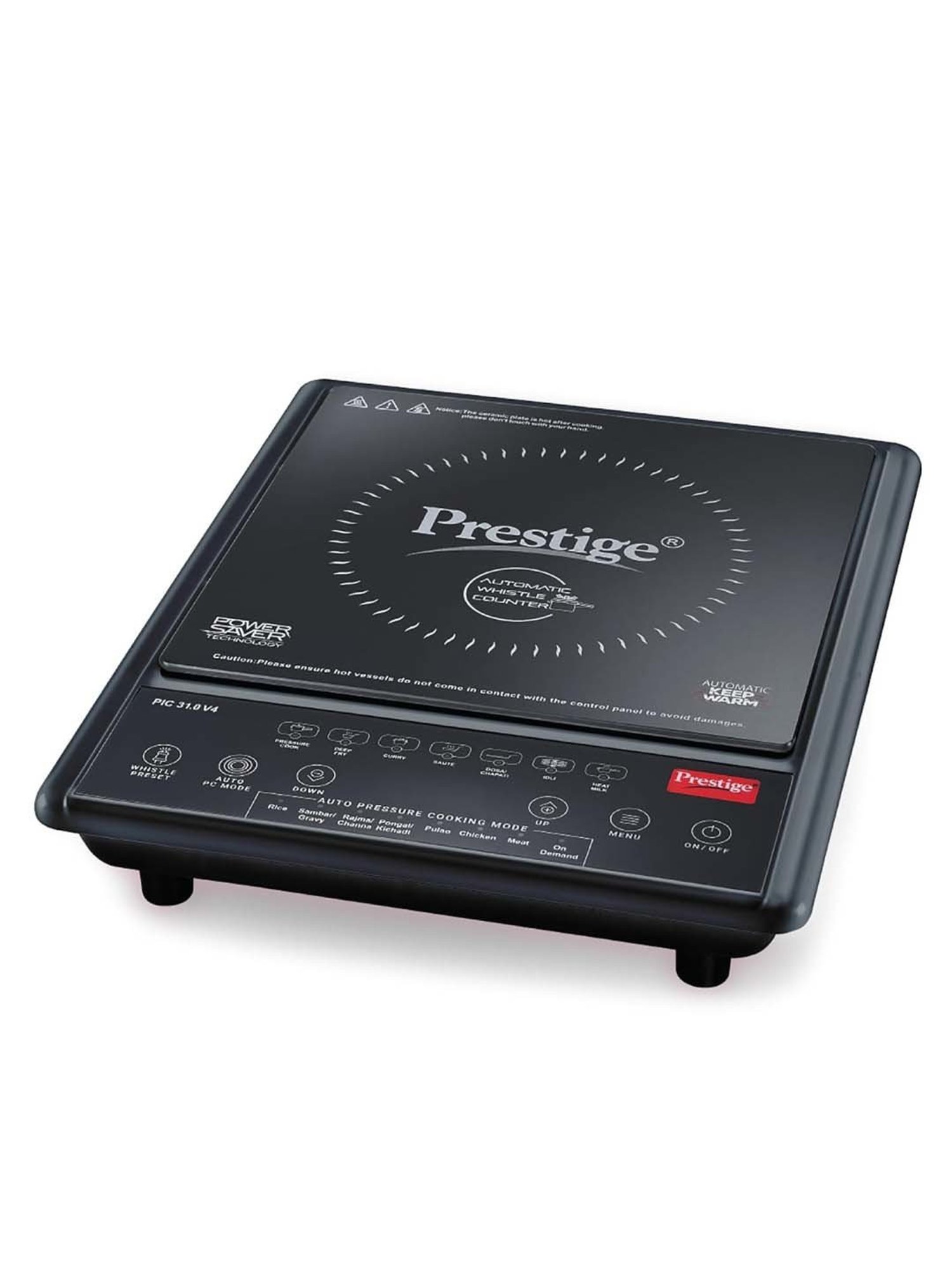 Pigeon Blackline Smart Black Glass Manual Gas Stove (2 Burners)