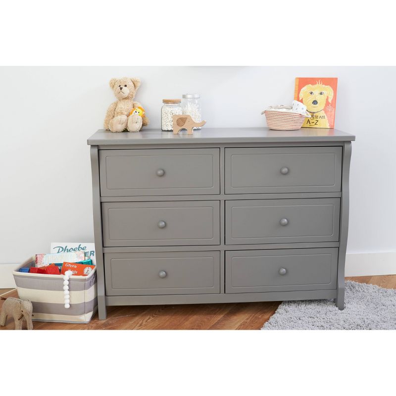 Sorelle Princeton Elite Double Dresser Weathered Gray
