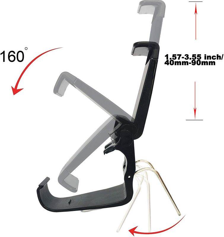 Dainslef Xbox/Xbox One Controller Phone Mount, Xbox Controller Holder for Phones, Cellphone Clip, Foldable ClampFor Microsoft Xbox One/Xbox One S/Steelseries Nimbus Duo(Clip Only)