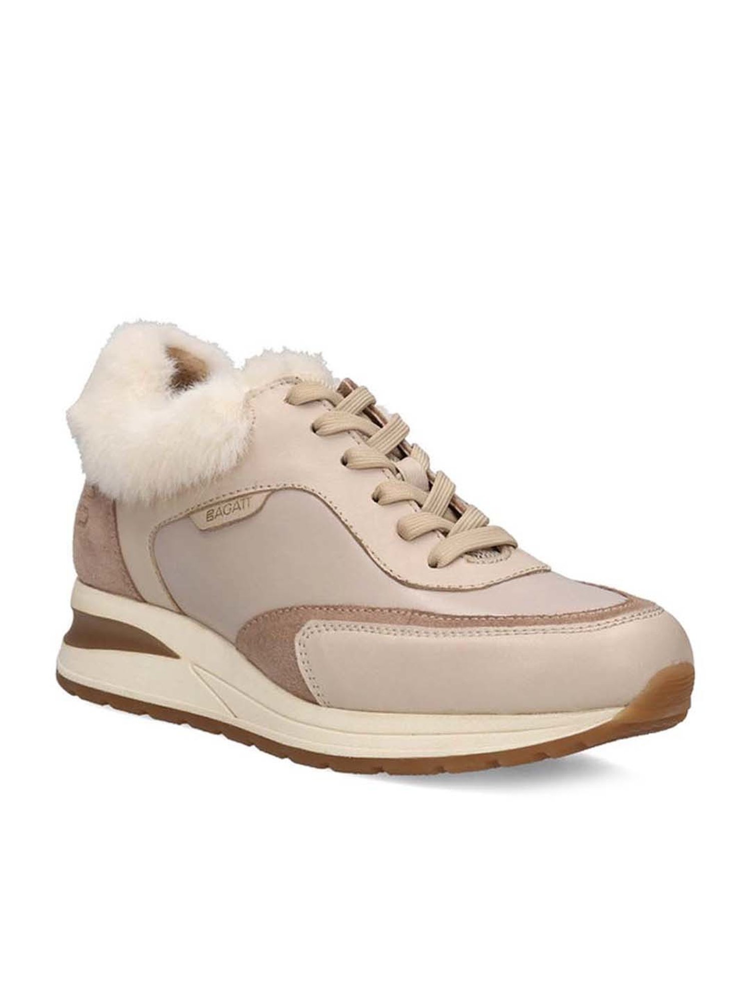 BAGATT Women's Venice Beige Casual Sneakers