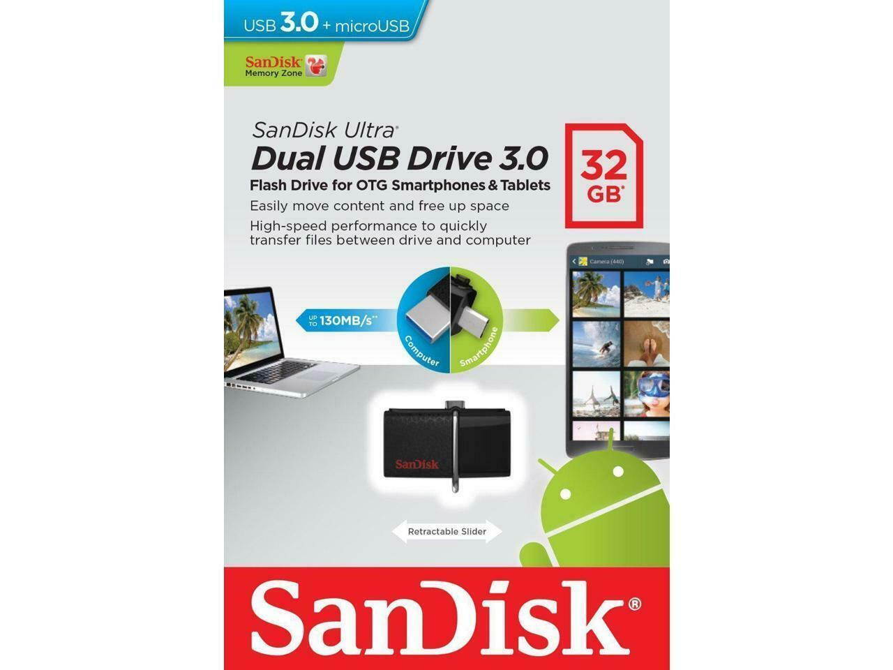 SanDisk SanDisk Ultra Dual 32GB USB Drive