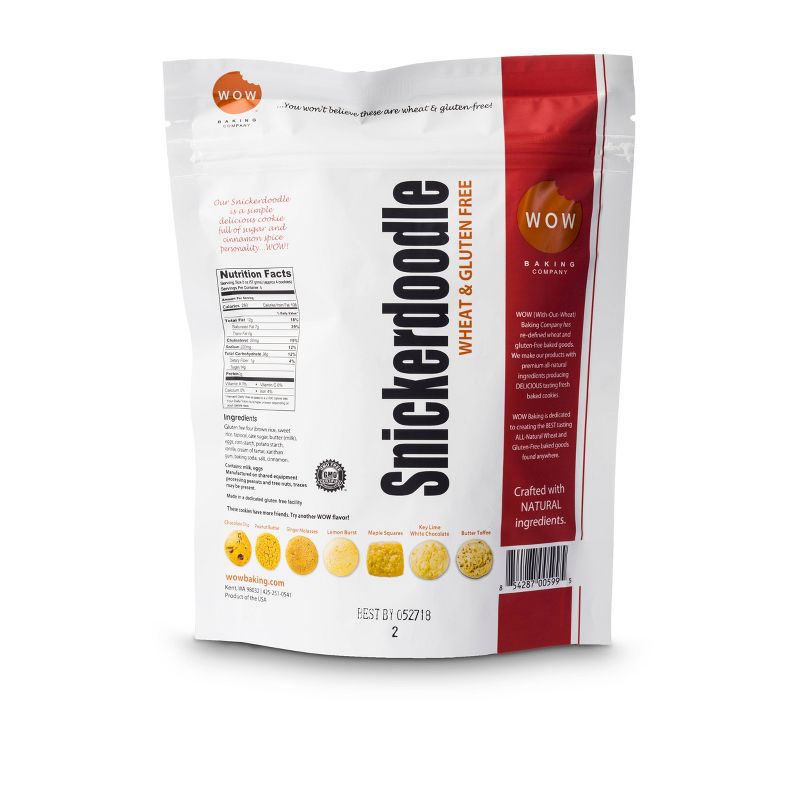 WOW Baking Company Wheat & Gluten Free Snickerdoodles - 8oz