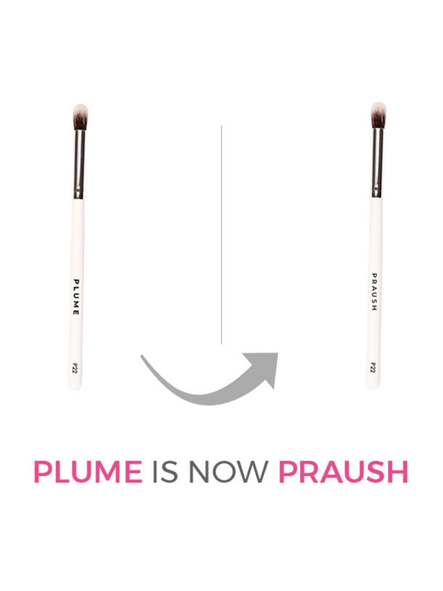 Praush Fluffy Eyeshadow Blending Brush Medium - P22