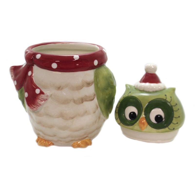 Tabletop 9.5" Owl Cookie Jar Bird Wisdom Treats Cosmos Gifts Corp.  -  Food Storage Containers