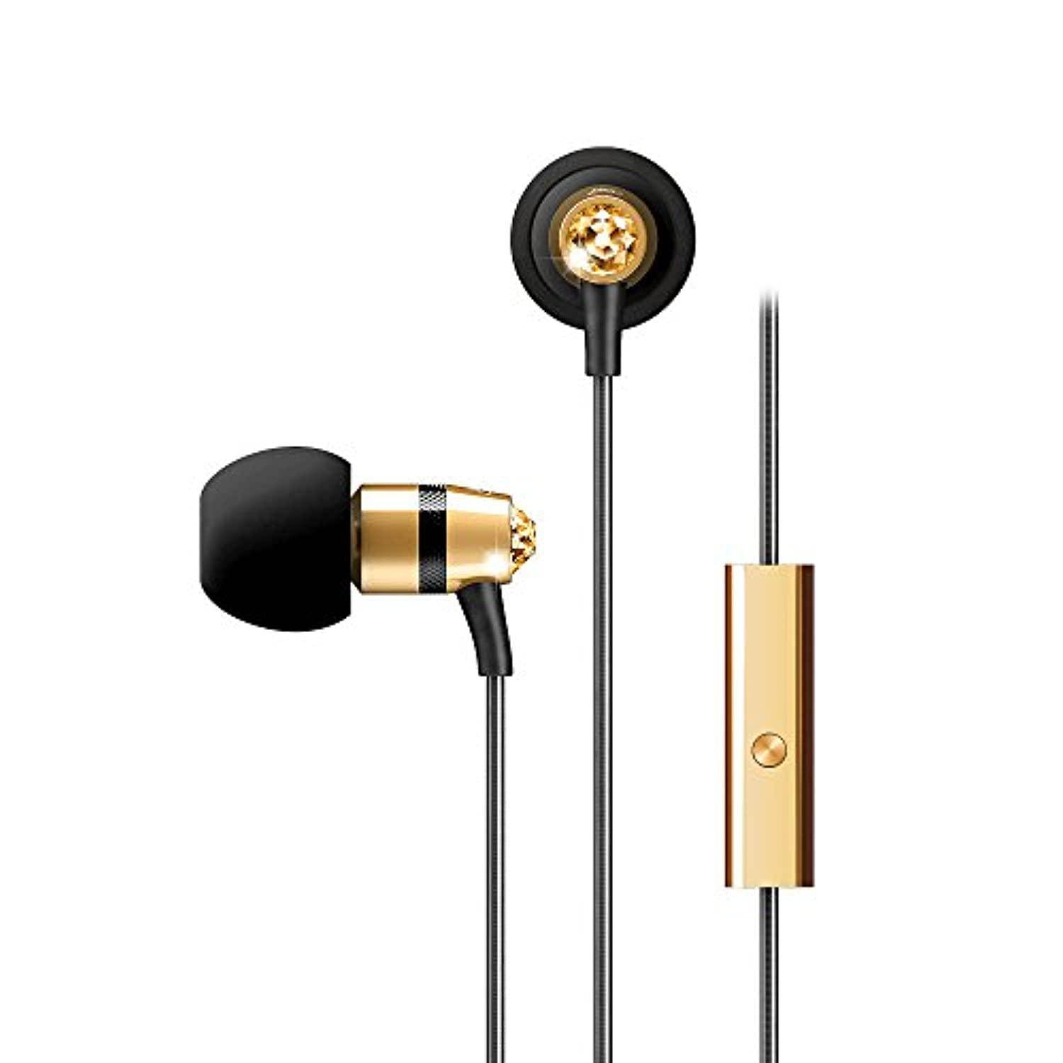 Mee audio Turquoise Blue  EP-M11J-TQ-MEE  In-Ear Headphones with Microphone Made with Swarovski Crystals