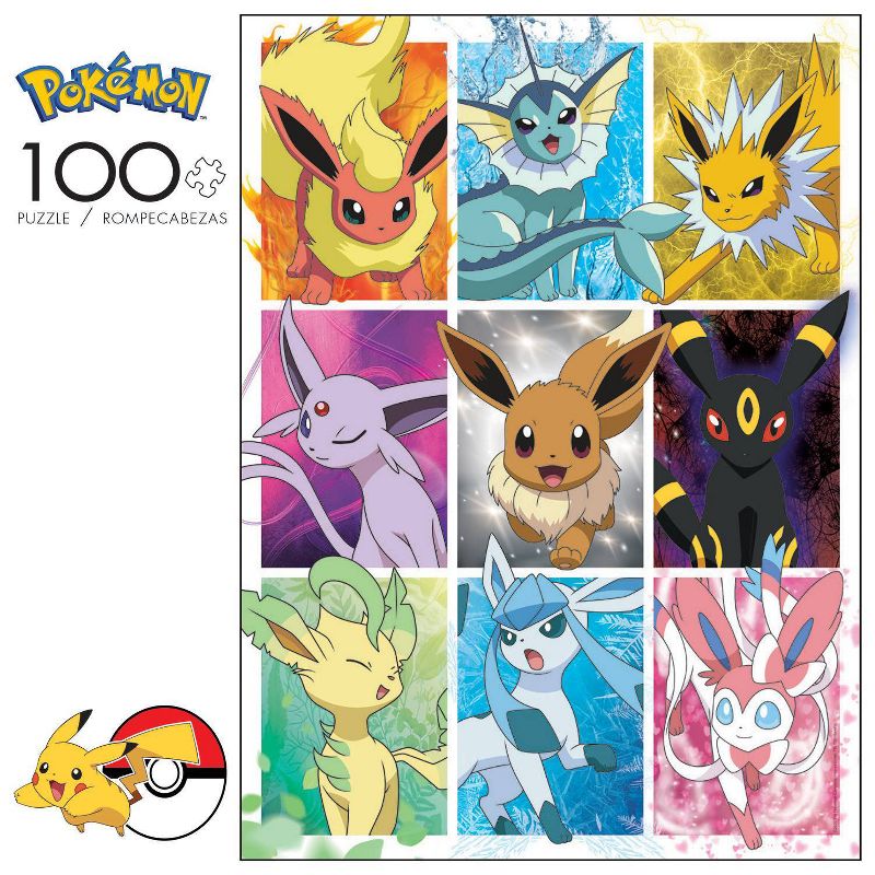 Buffalo Games Entertainment: Pokemon Eevee's Elements Jigsaw Puzzle - 100pc