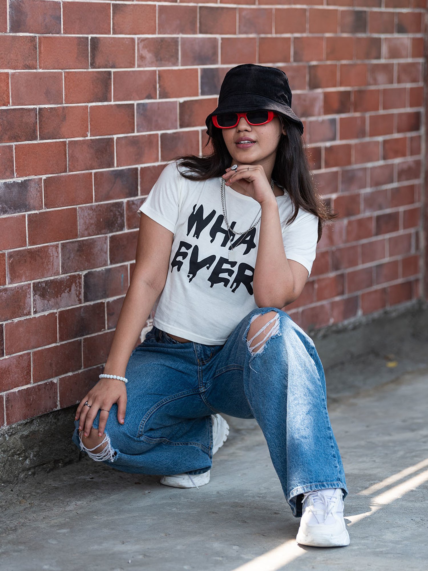 LilPicks Kids Yellow Solid Crop Top