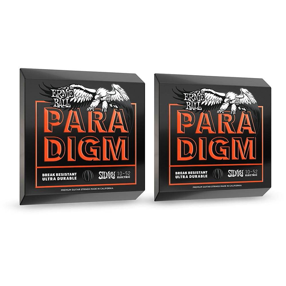 Ernie Ball 2 Pack- Paradigm Skinny Top Heavy Bottom Electric Guitar Strings Bundle