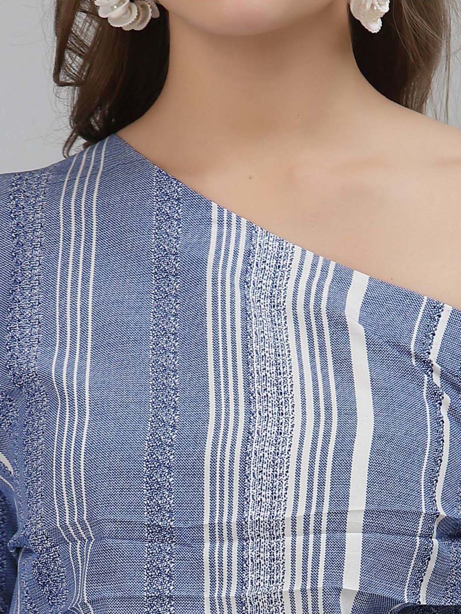 SELVIA Grey Printed Top