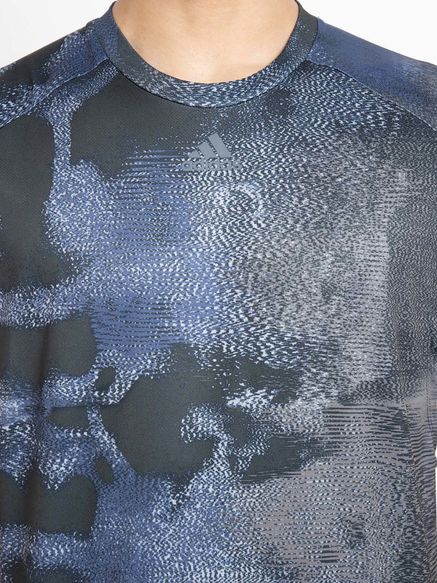 adidas Multicolor Printed Round Neck T-Shirt