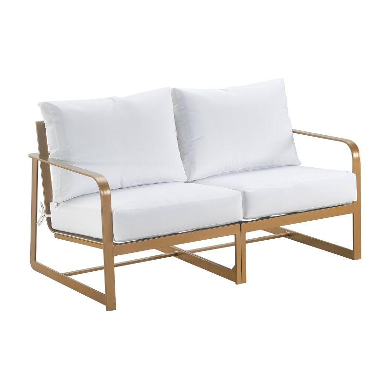 Mirabelle Outdoor Sofa  - Gold - Adore Decor