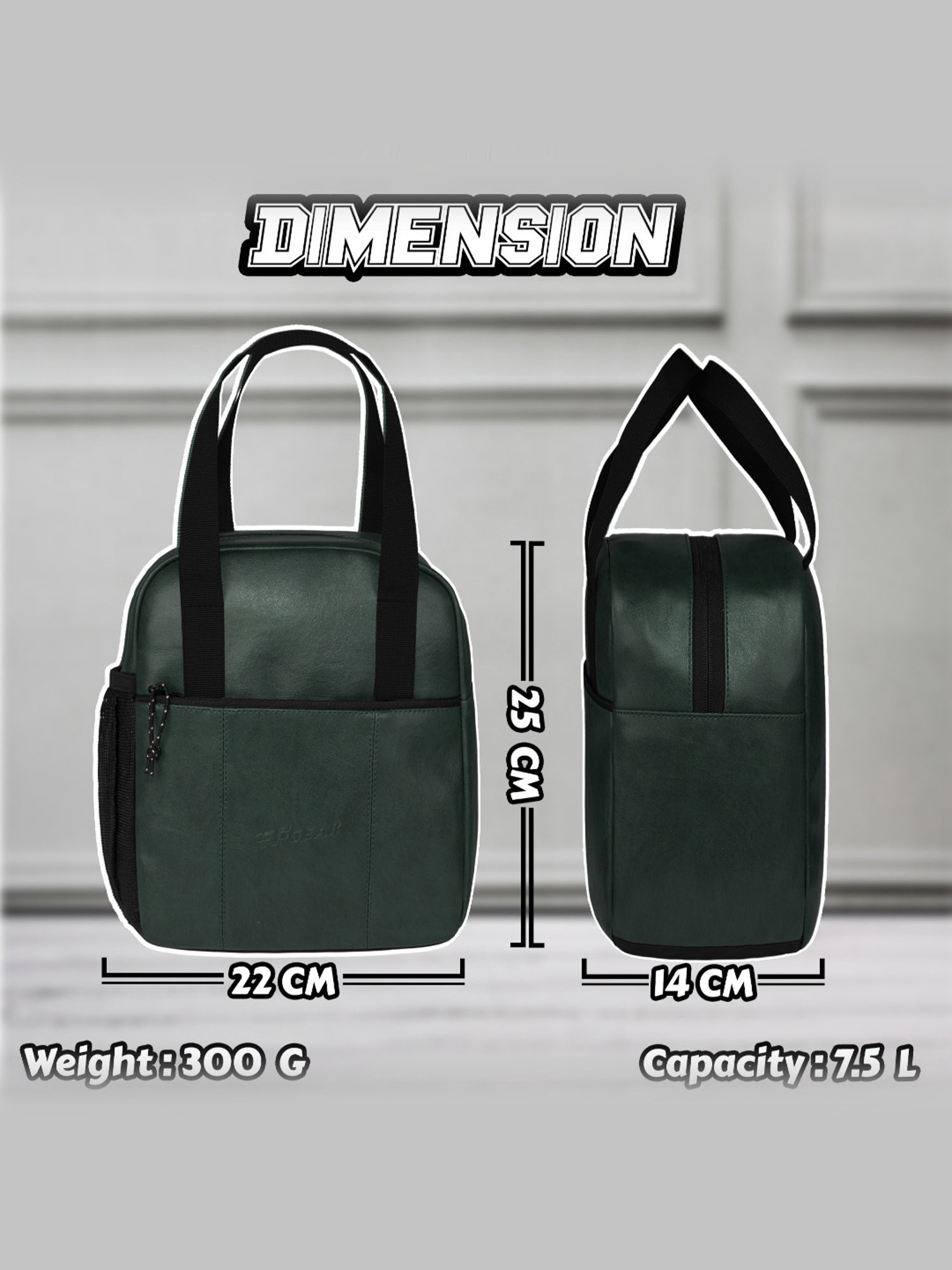 F Gear Nosh Olive Green Medium Lunch Bag