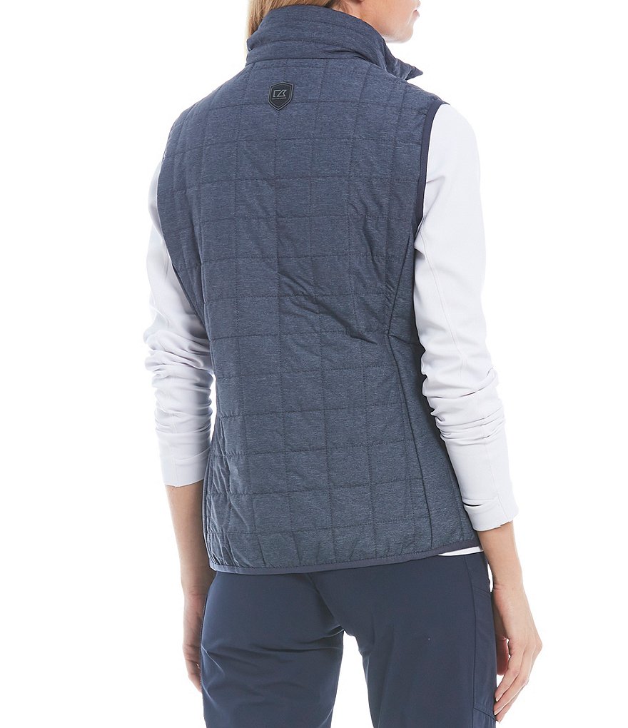 Cutter & Buck Rainier PrimaLoft&reg; Eco Insulated Full Zip Packable Puffer Vest