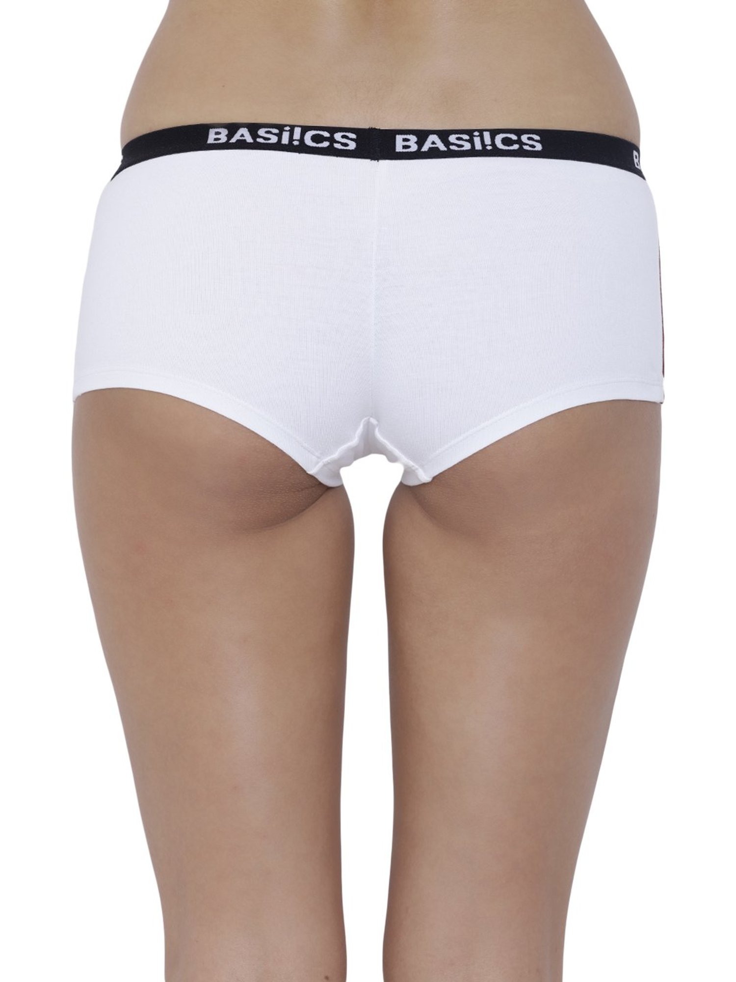 BASIICS by La Intimo Multicolor Cotton Boyshort ( Pack Of 2 )