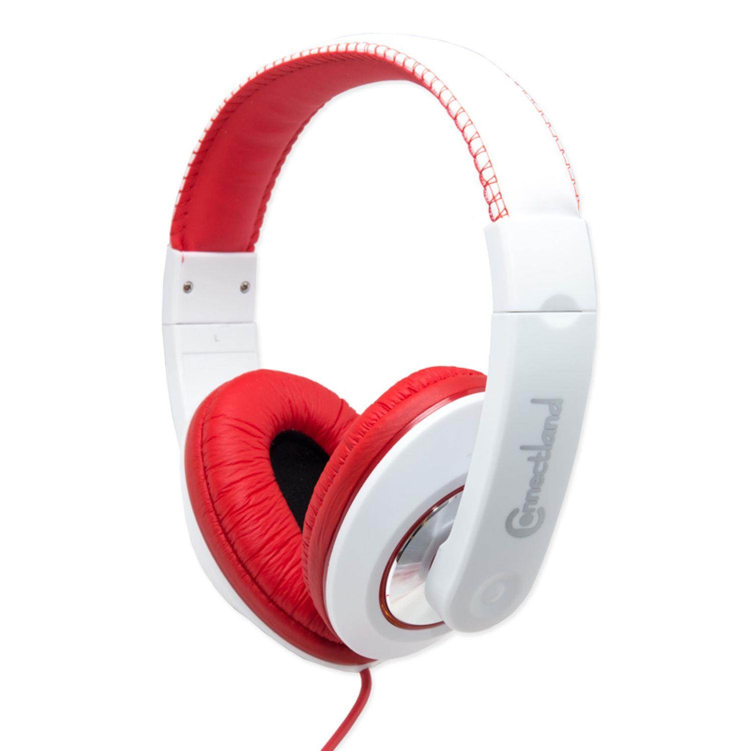 SYBA Red/White CL-AUD63080 Binaural Headphone