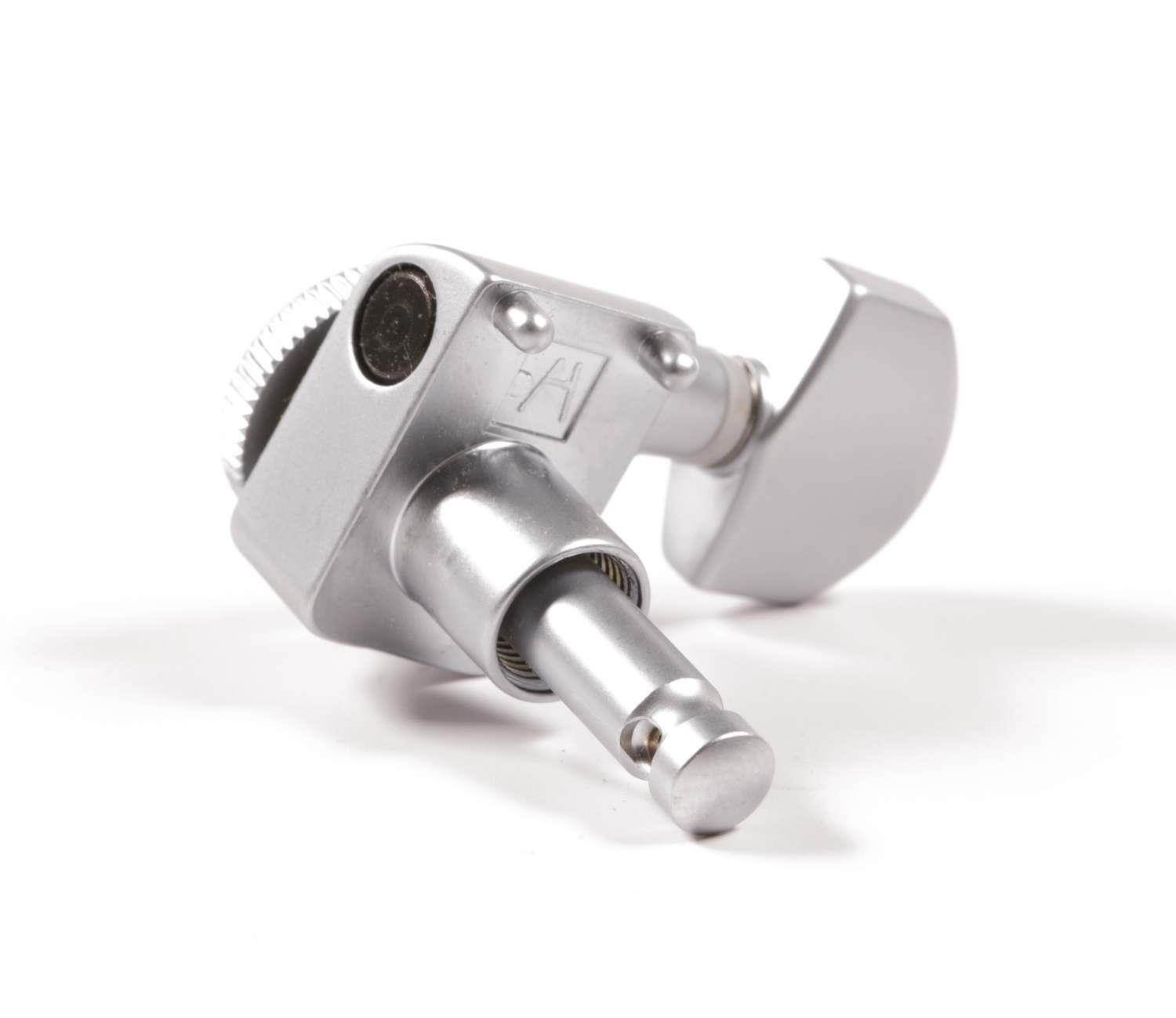 Hipshot Fender Drop-in Directrofit locking 2-pin tuners Satin Chrome, Lefty