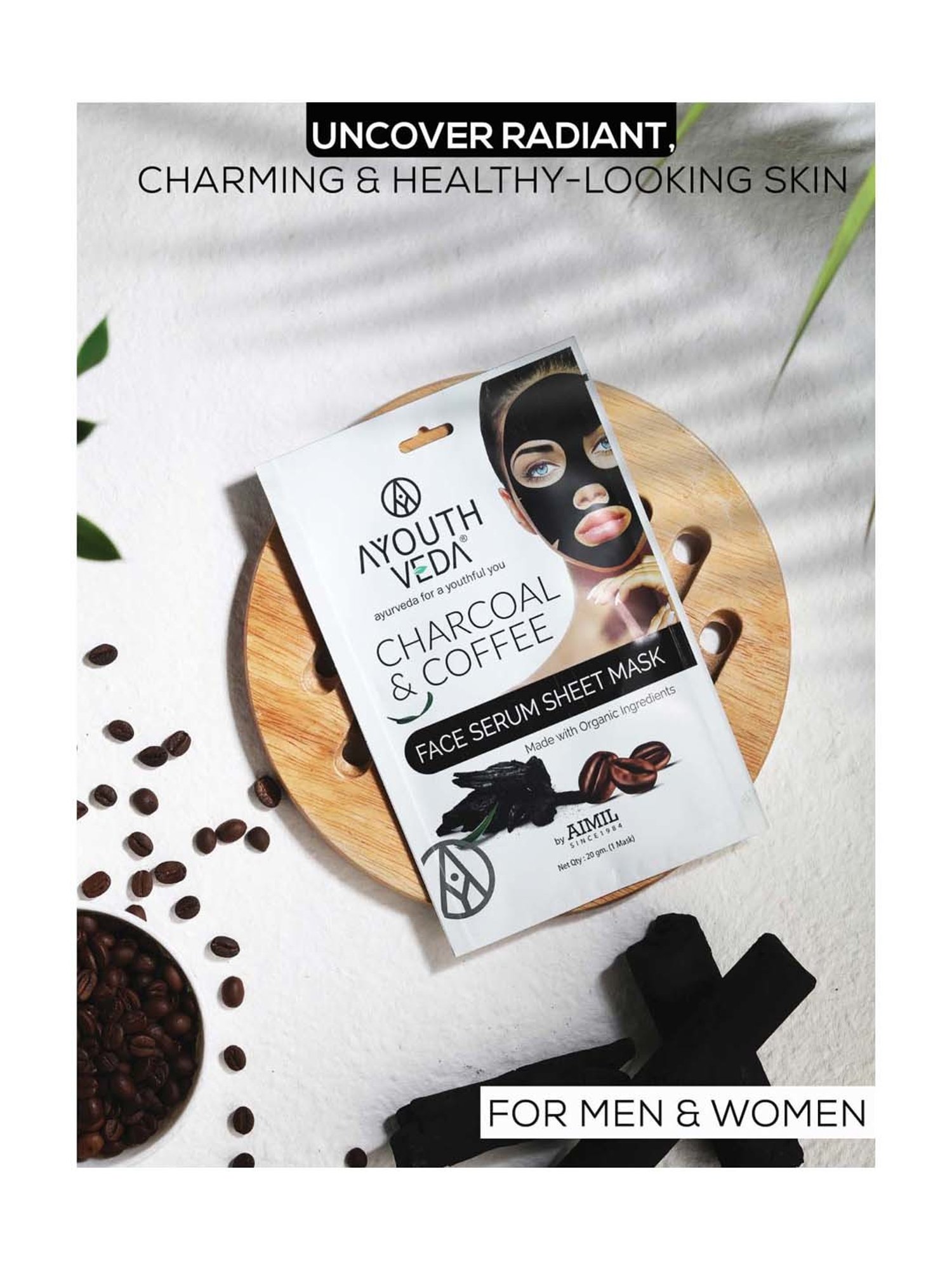 MONDSUB WitchHazel+Lavender+Q10 Sheet Masks (Pack of 3) - 20 gm Each